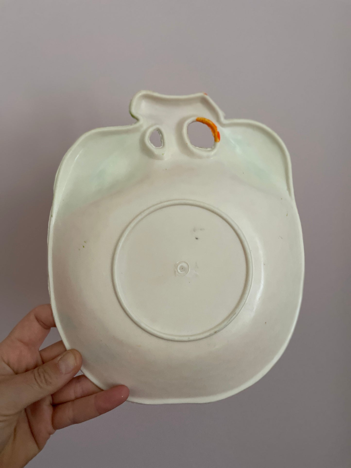 Assiette fruit vintage Ohmabergere