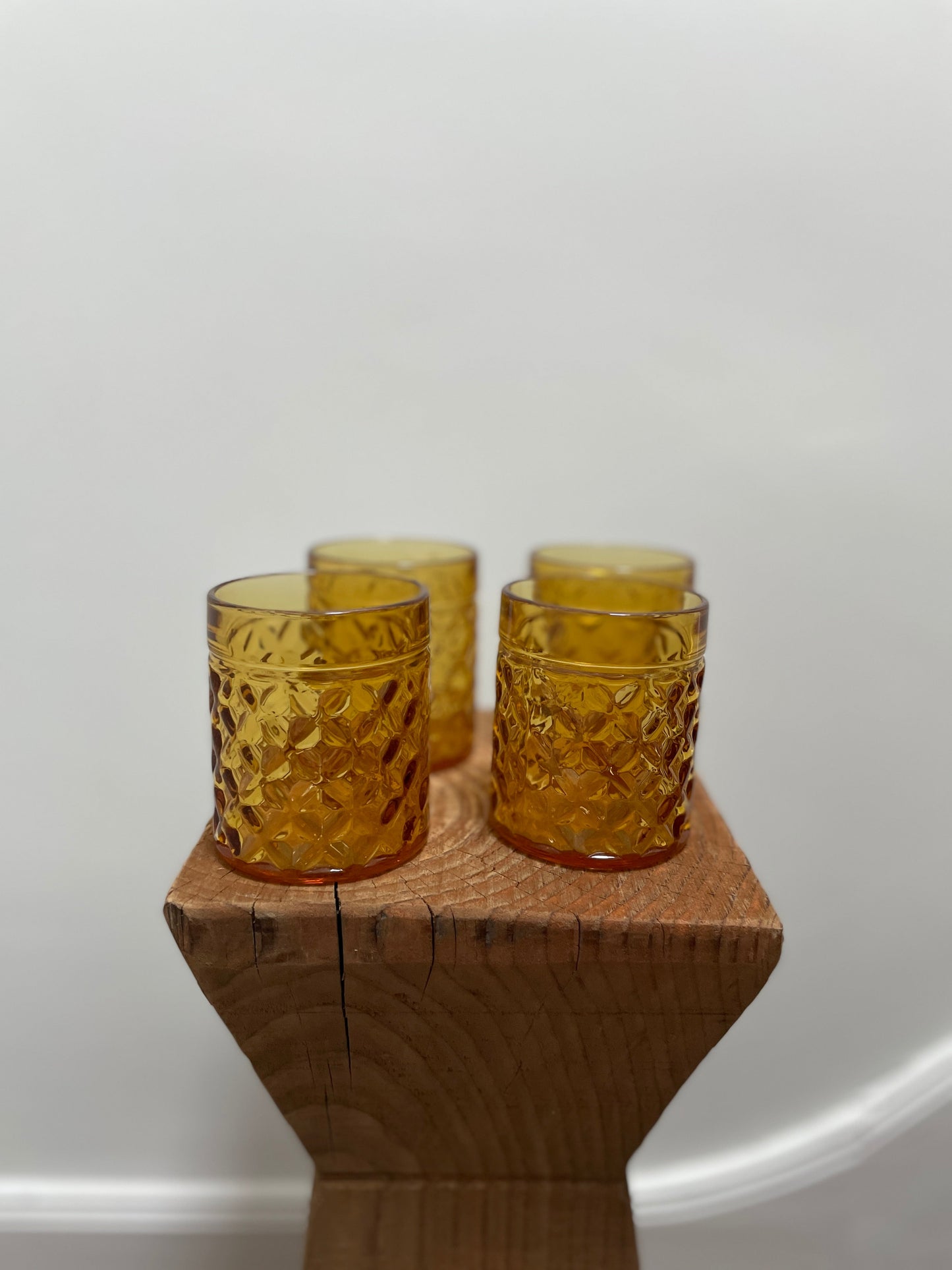 Set de 4 verres ambrés Pernod Ohmabergere