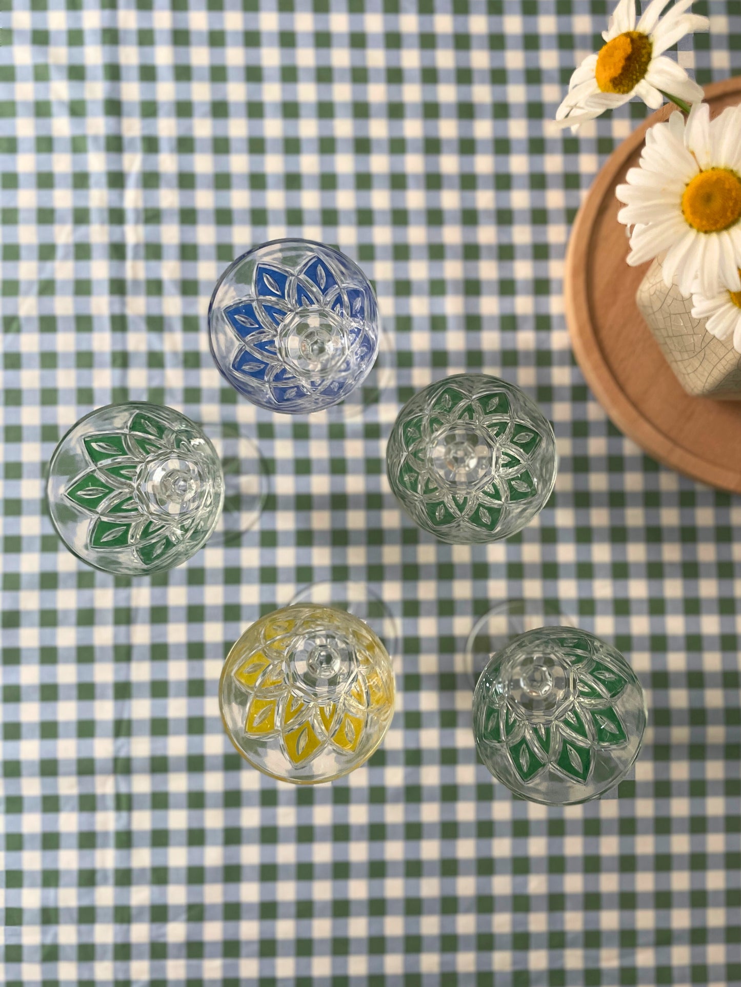 Verres ciselés Arlequin Ohmabergere