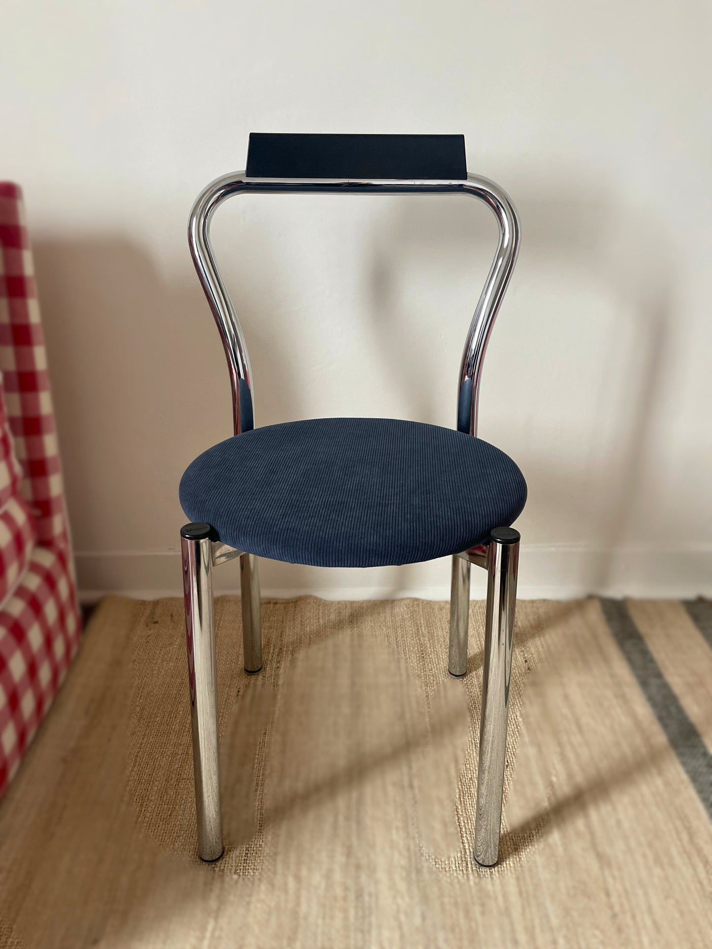 Chaise chromé Calligaris Ohmabergere