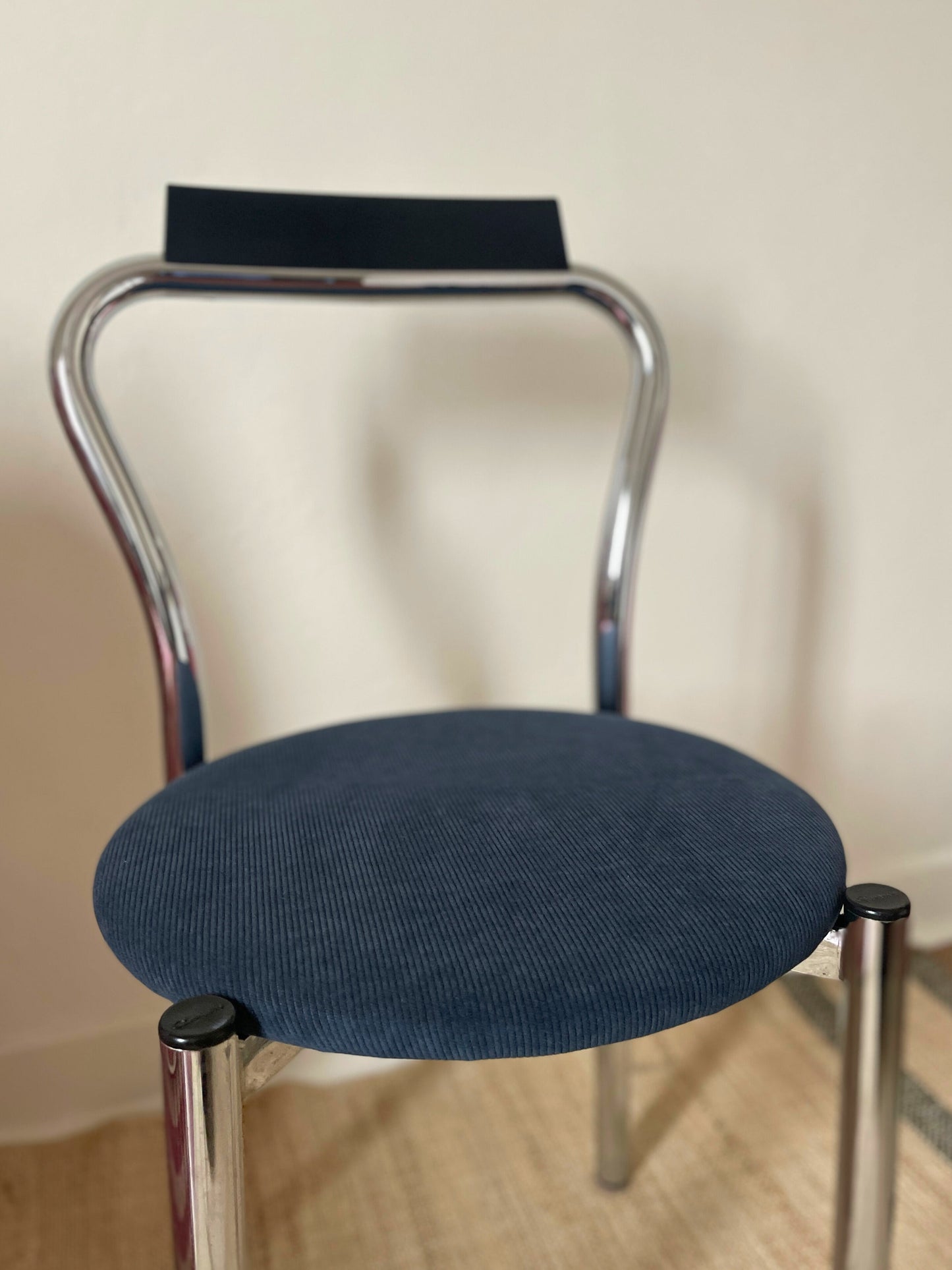 Chaise chromé Calligaris Ohmabergere