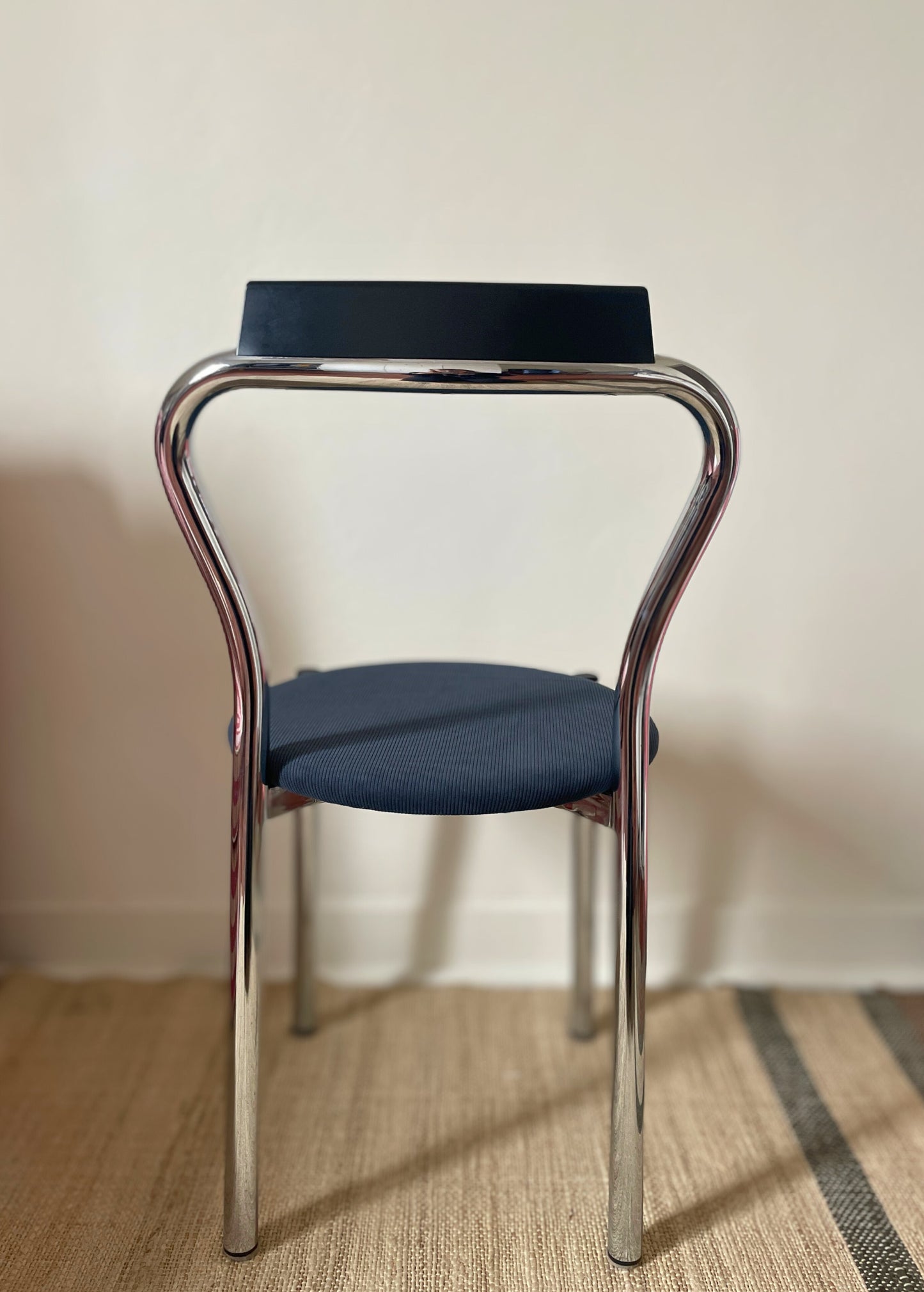 Chaise chromé Calligaris Ohmabergere