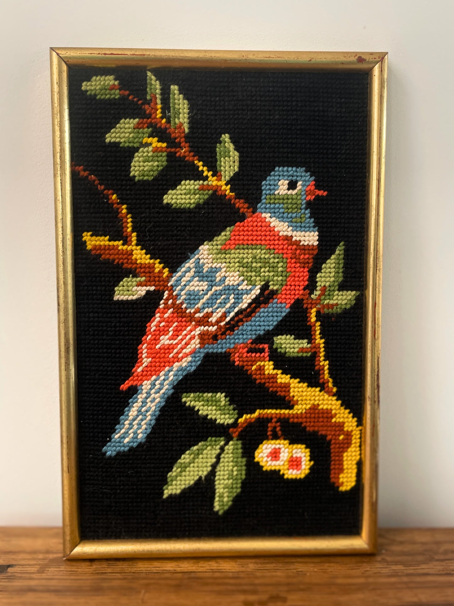 Cadre canevas oiseau Ohmabergere