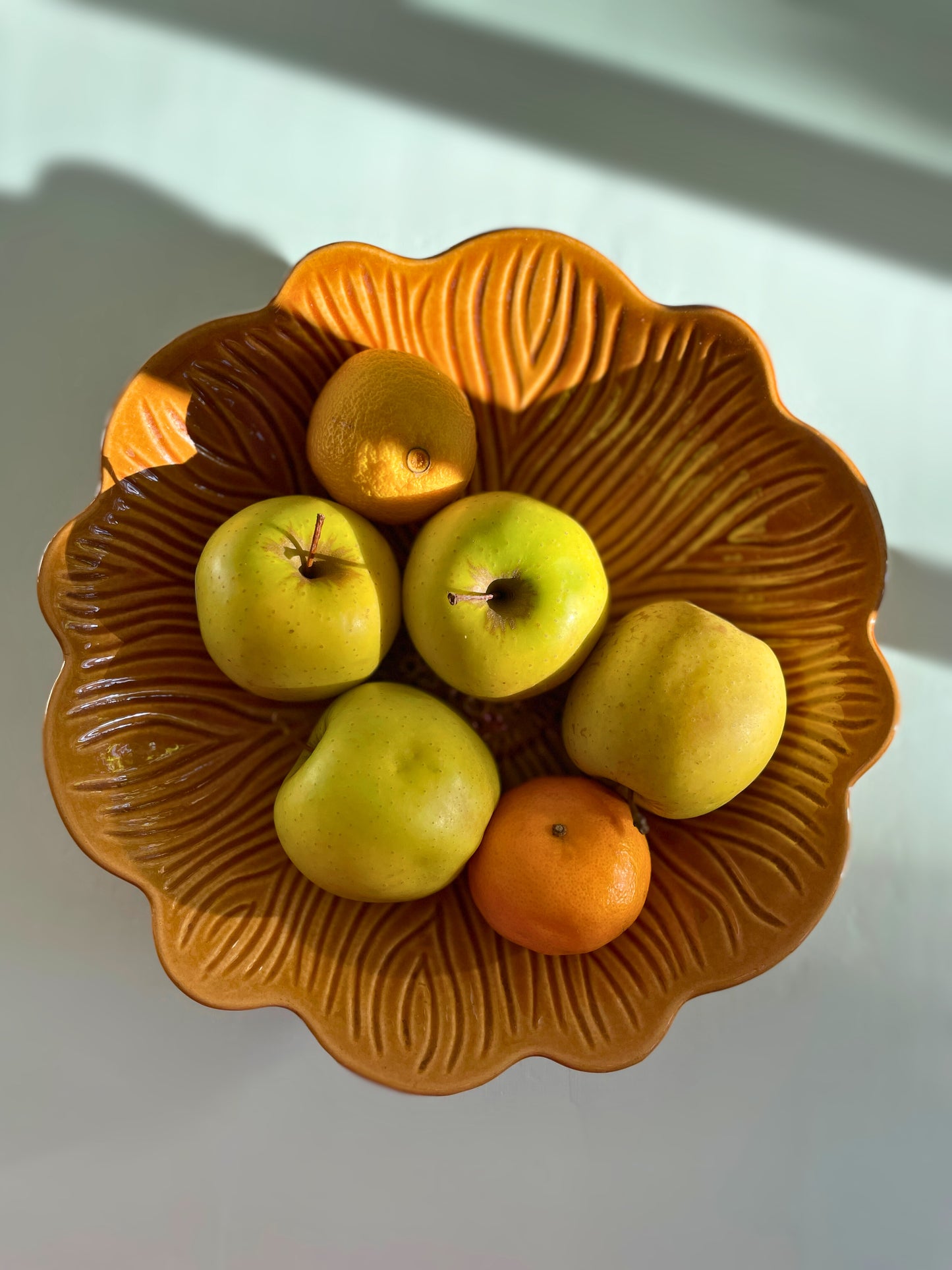Corbeille à fruits céramique vintage Ohmabergere