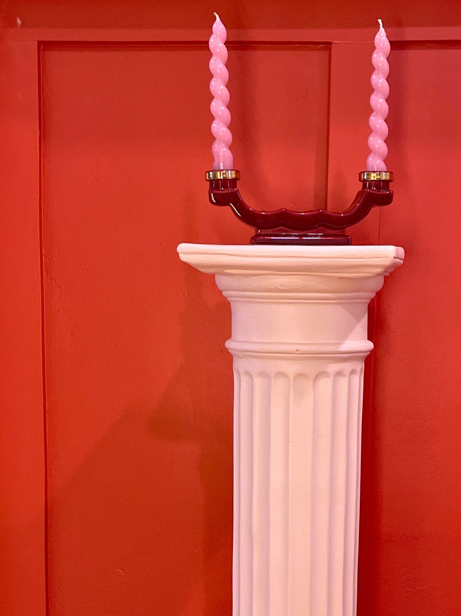 Bougeoir céramique art déco Ohmabergere