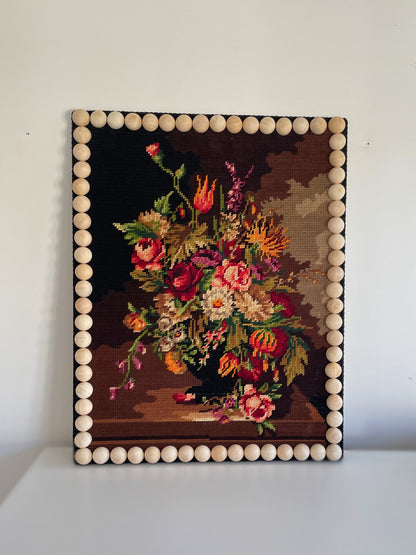 Tableau canevas fleurs