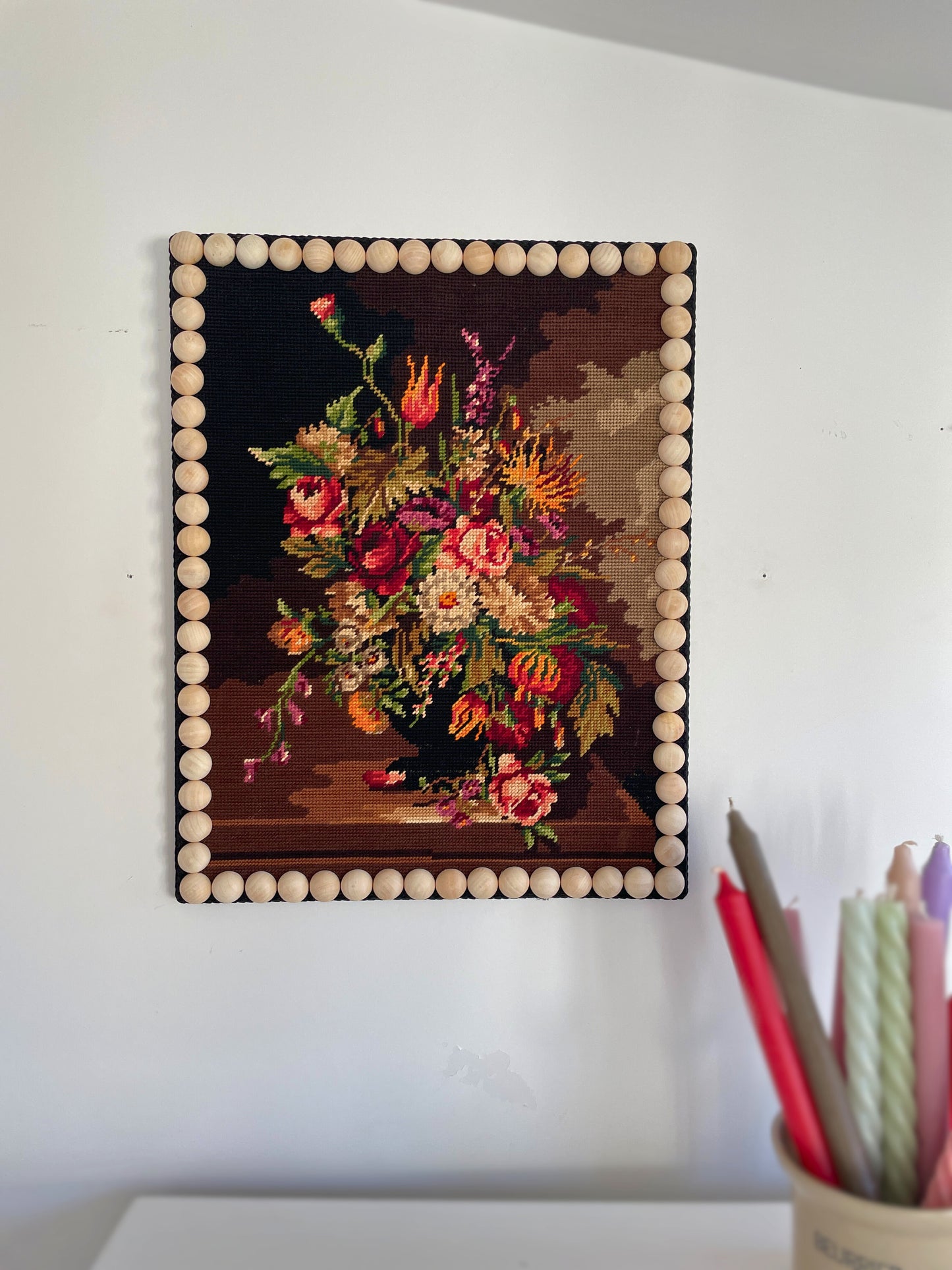 Tableau canevas fleurs
