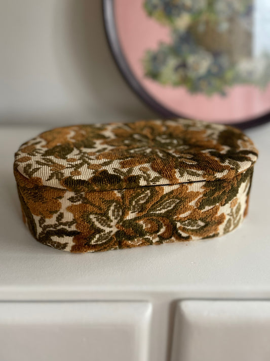Boite à bijoux tissu