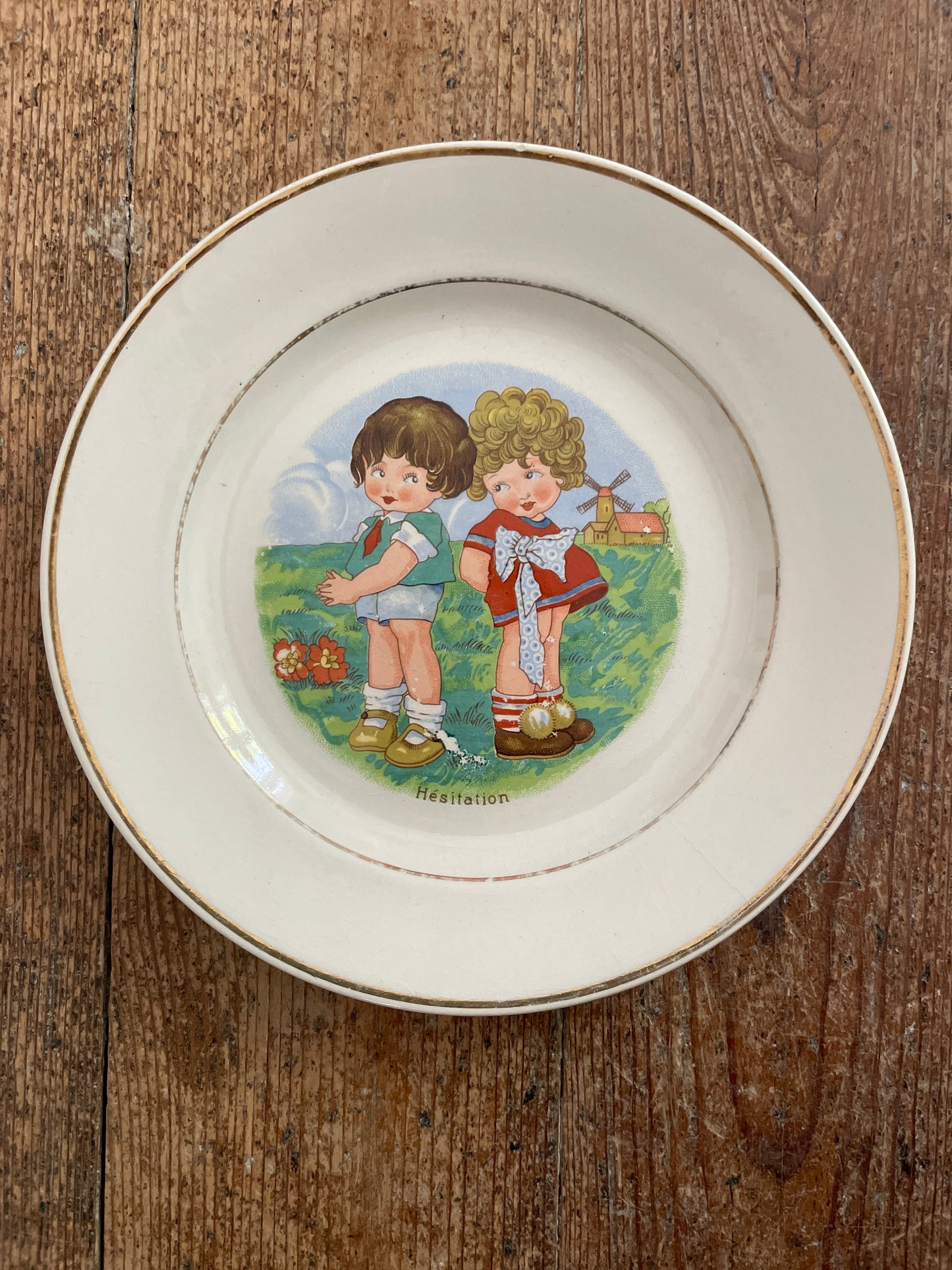 Set de 4 assiettes parlantes Ohmabergere