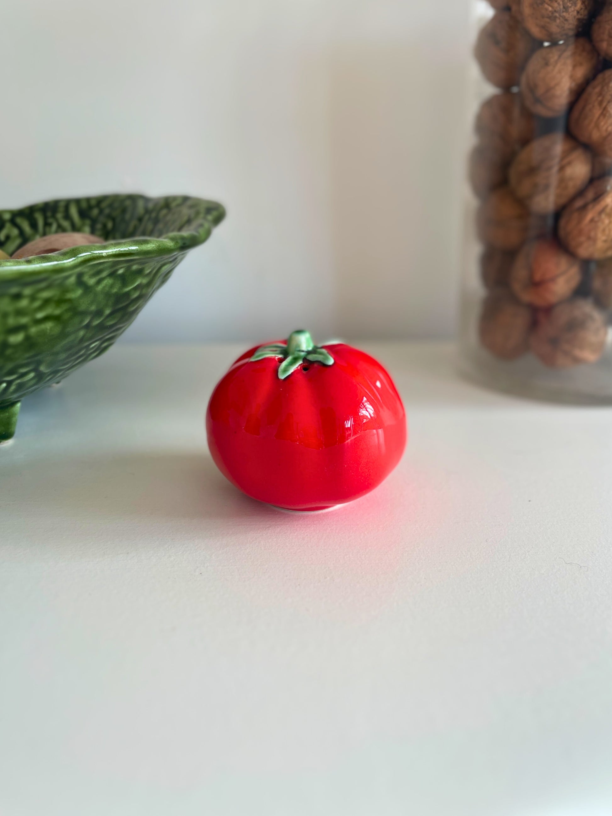 Salière tomate céramique Ohmabergere