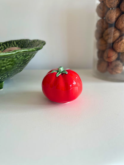 Salière tomate céramique Ohmabergere