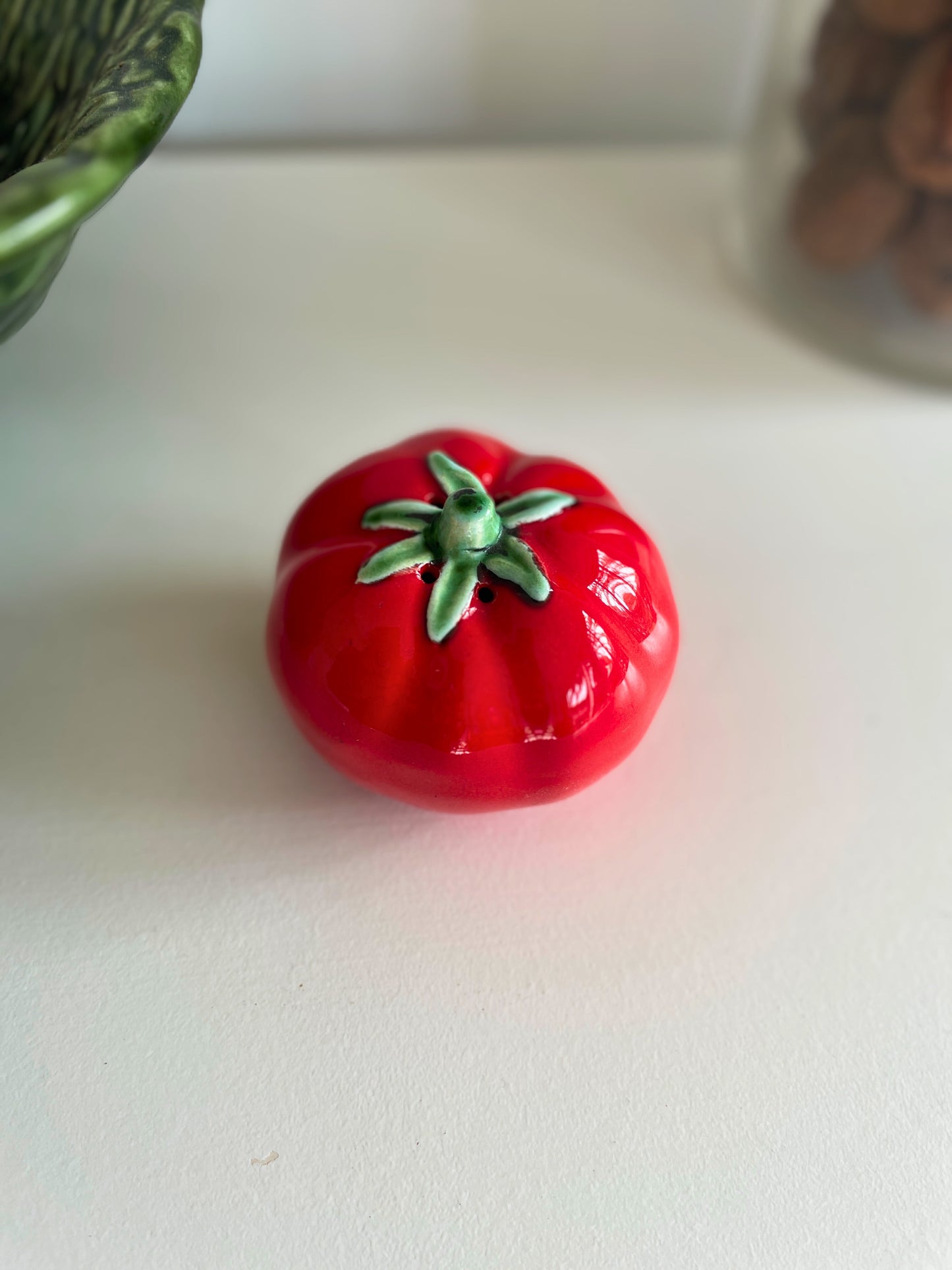 Salière tomate céramique Ohmabergere