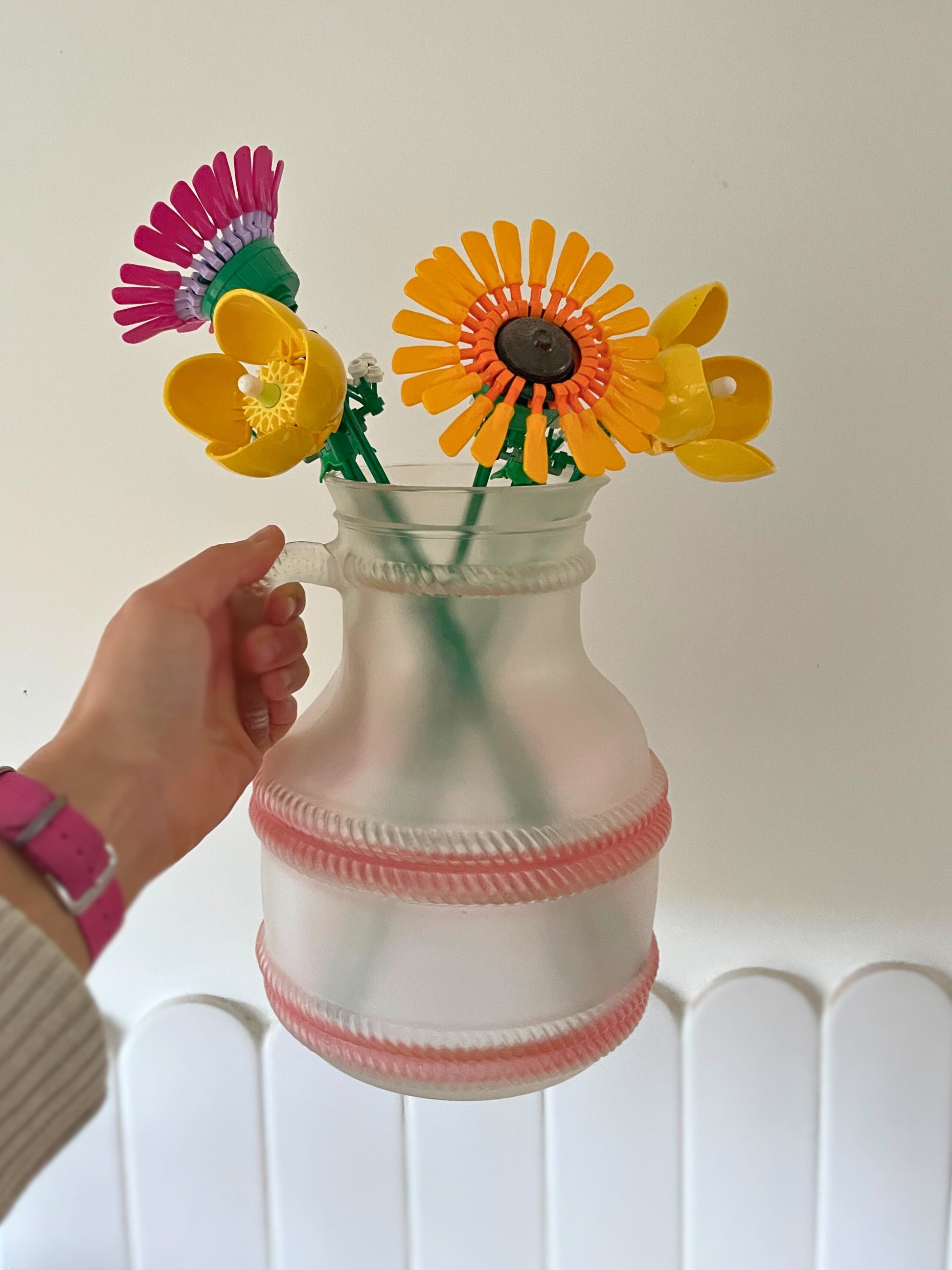 Pichet vintage en verre Ohmabergere