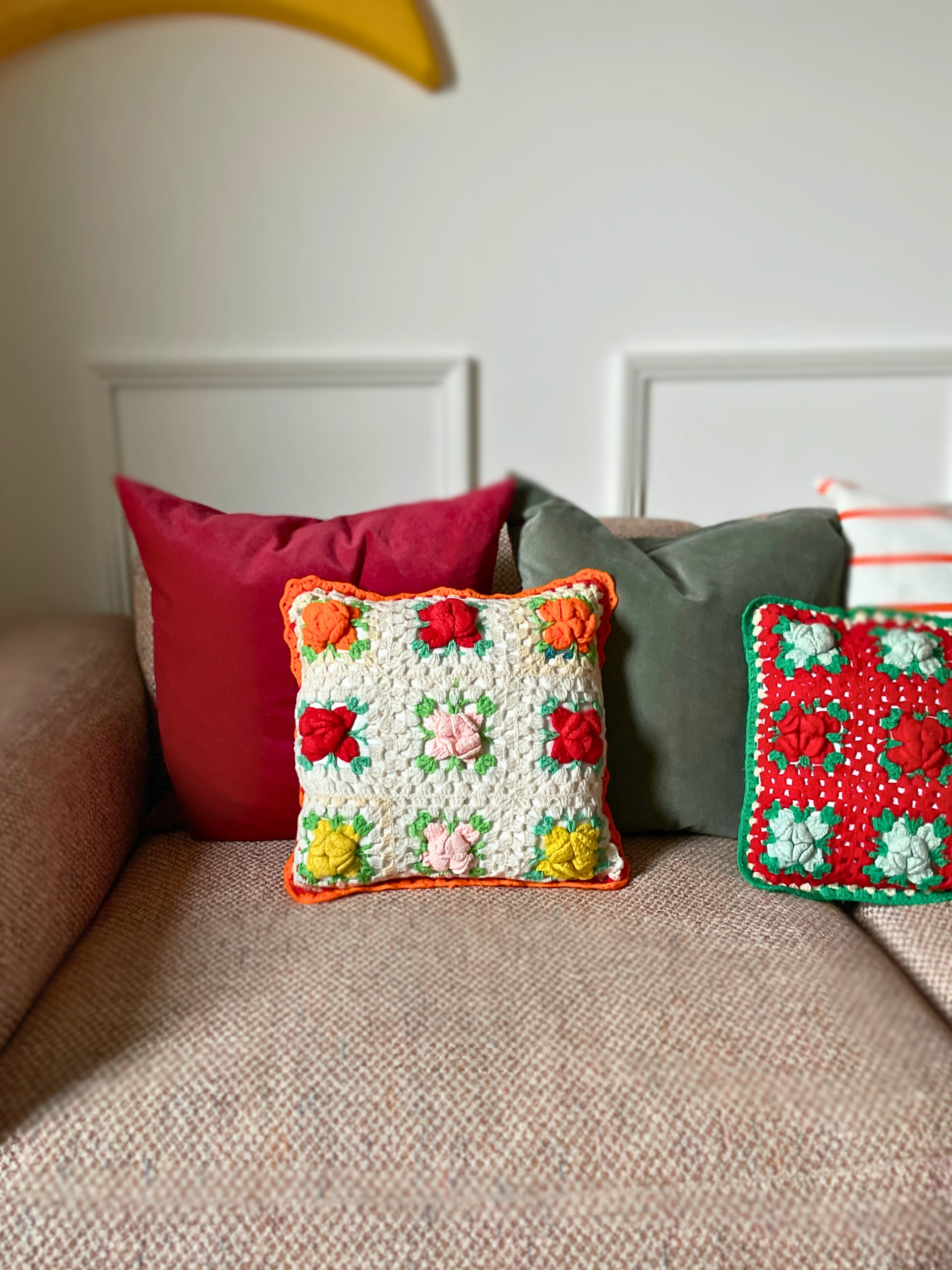 housse coussin imprime colore boheme retro madam stoltz