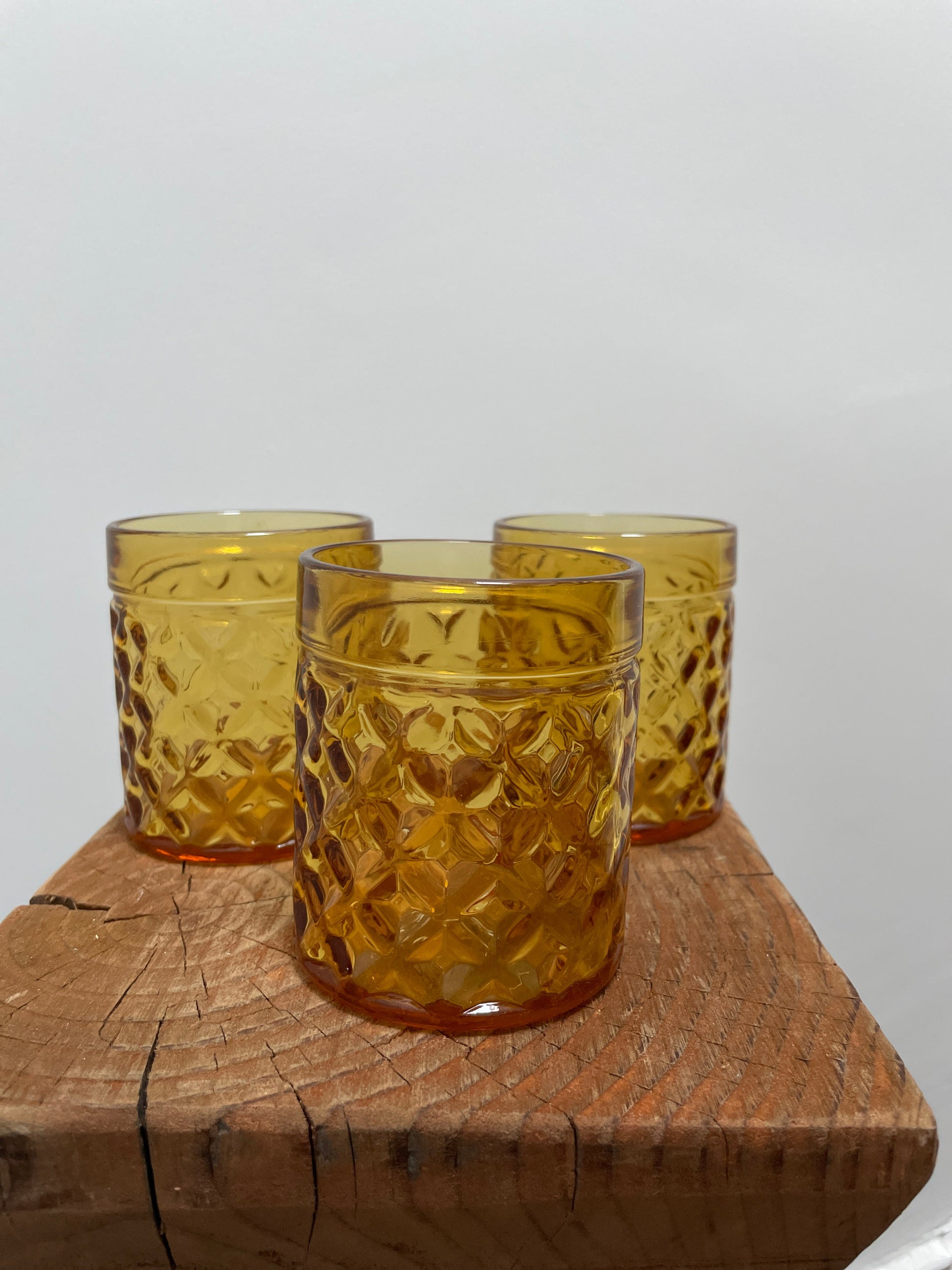 Set de 4 verres ambrés Pernod Ohmabergere