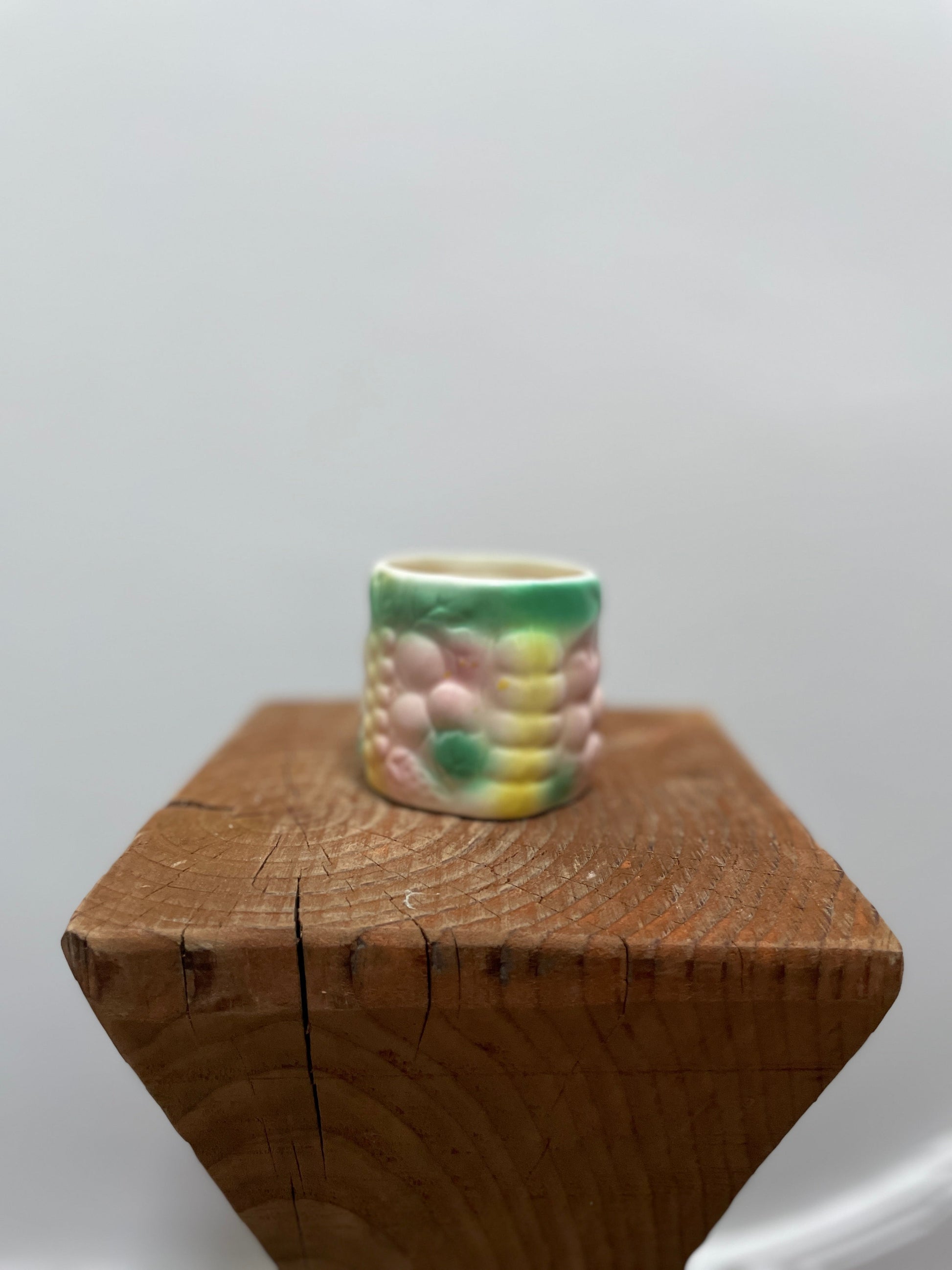 Set de 6 tasses barbotine fruits Ohmabergere