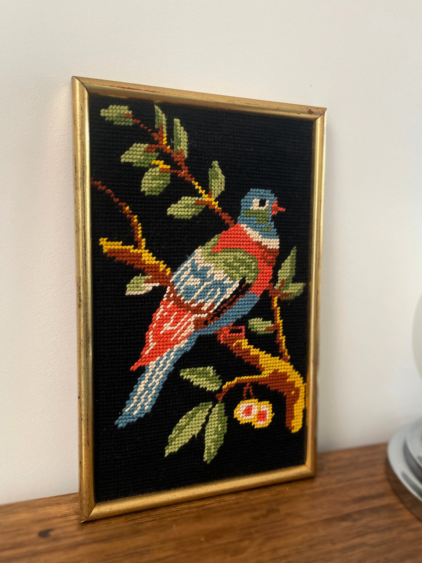 Cadre canevas oiseau Ohmabergere