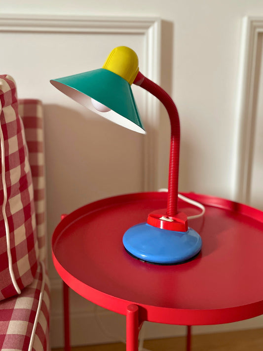 Lampe de bureau multicolore Ohmabergere