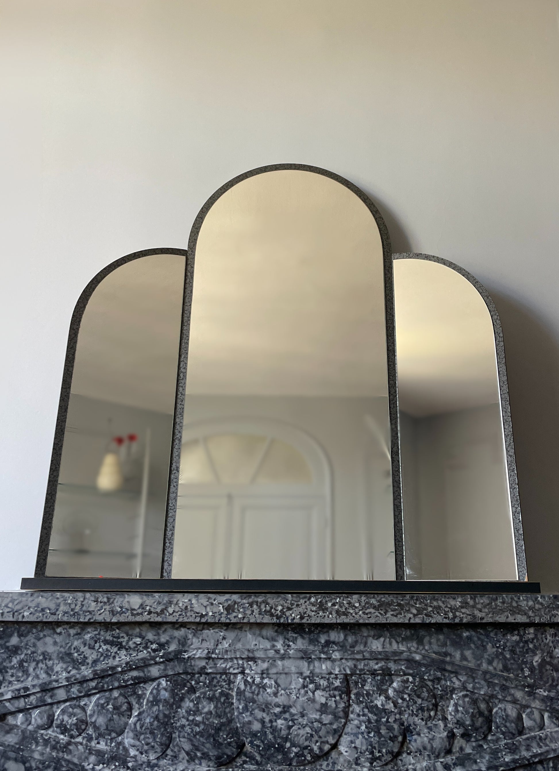 Miroir tryptique arche Ohmabergere