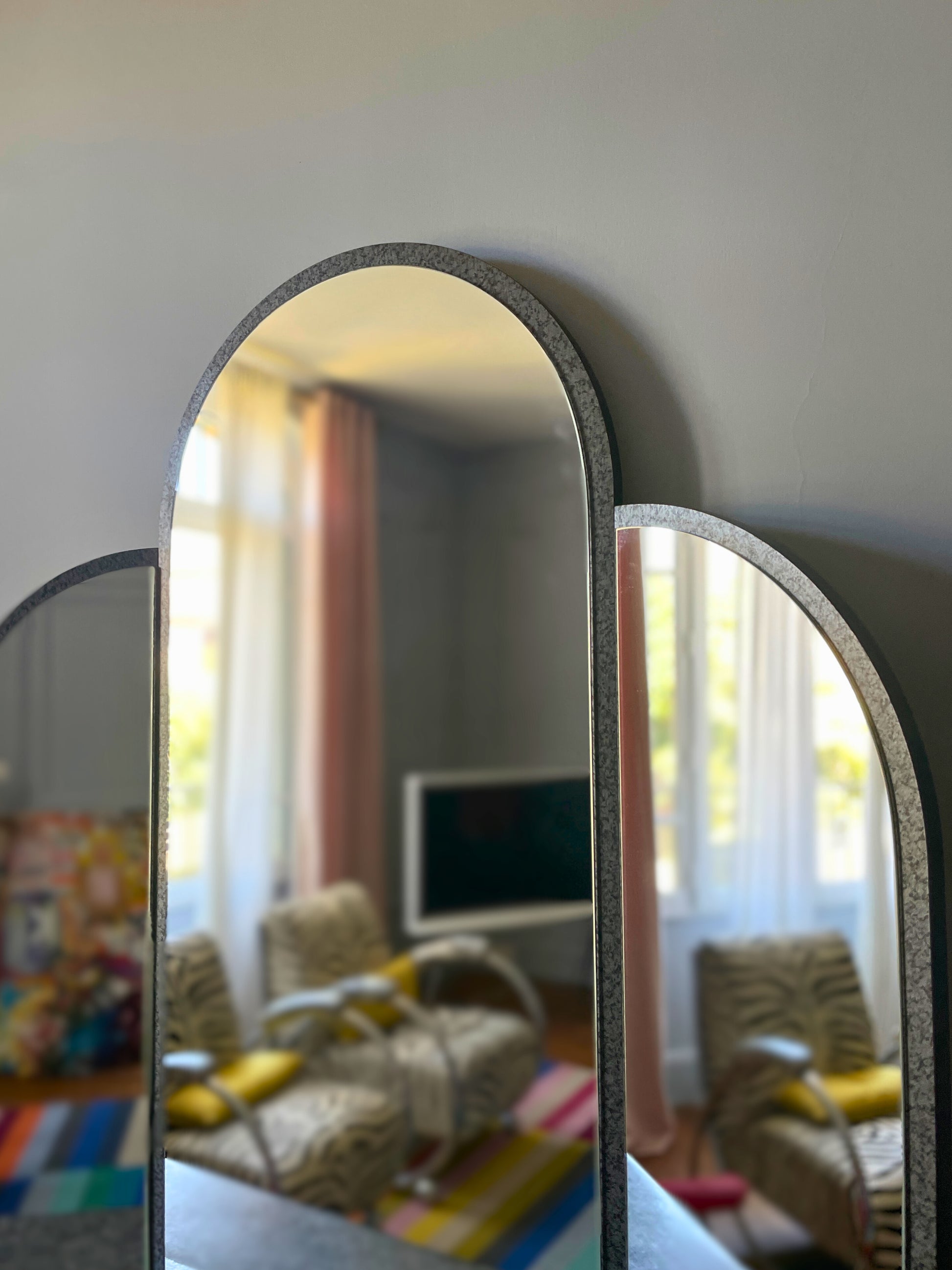 Miroir tryptique arche Ohmabergere