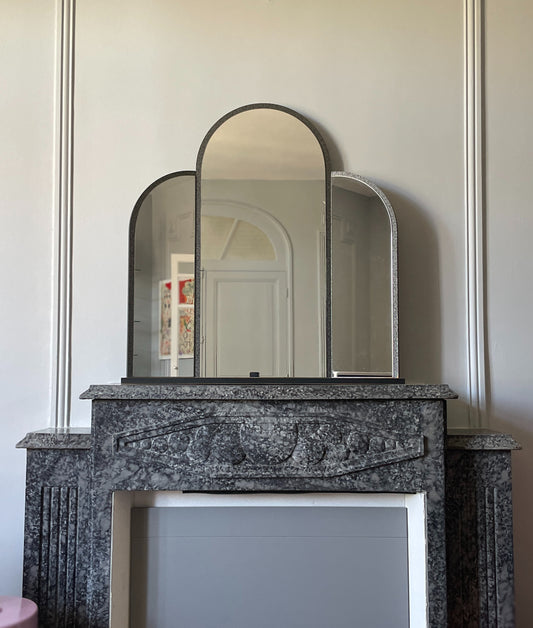 Miroir tryptique arche Ohmabergere