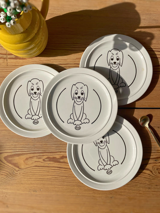 Assiettes publicitaire Esso Ohmabergere