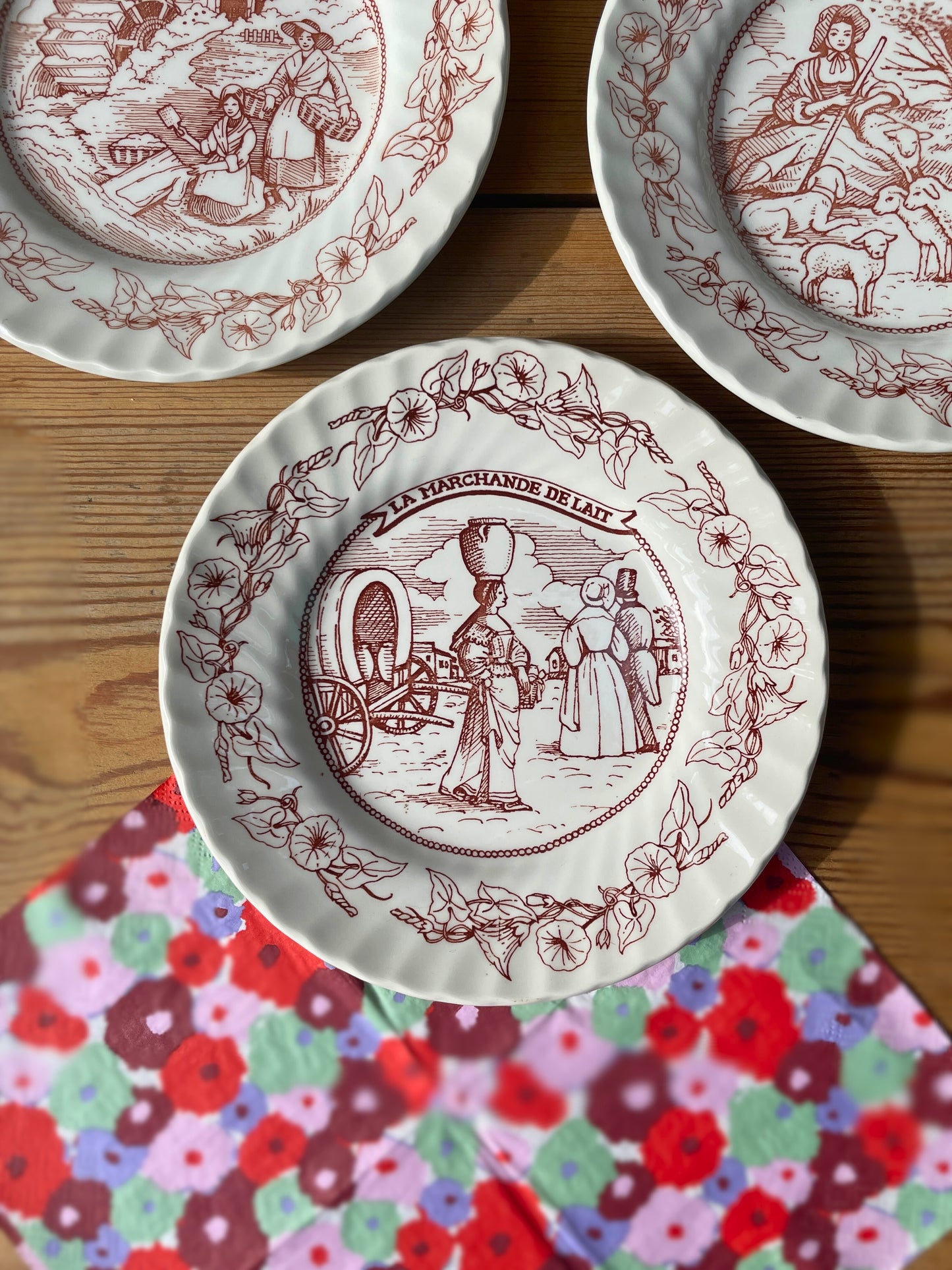Set assiettes à dessert publicitaires Ohmabergere