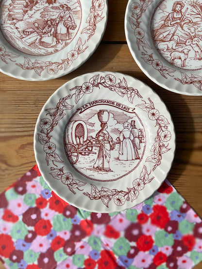 Set assiettes à dessert publicitaires Ohmabergere