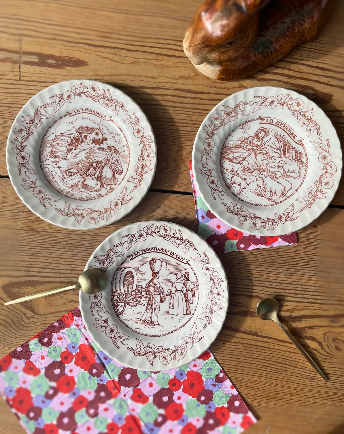 Set assiettes à dessert publicitaires Ohmabergere