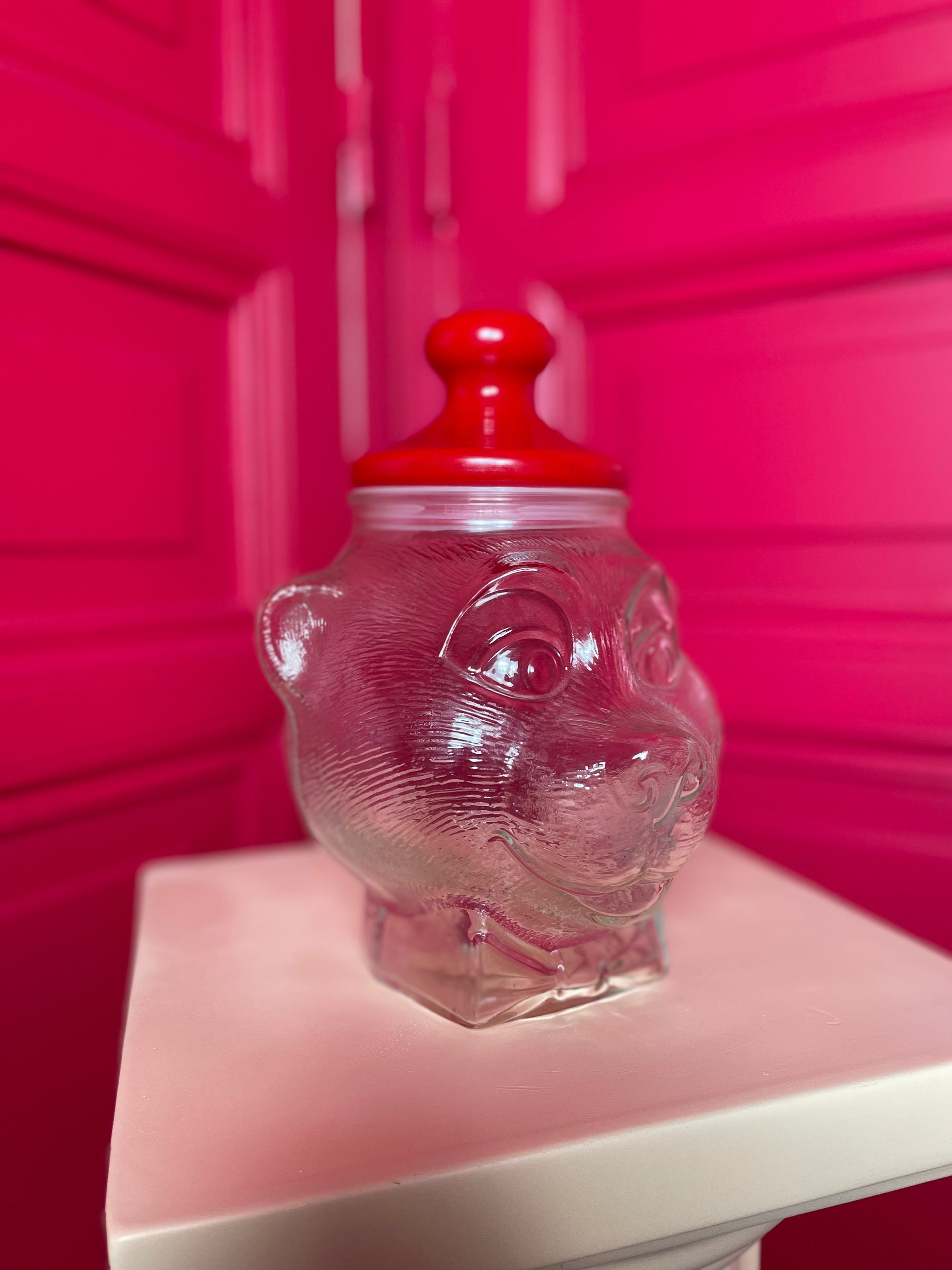 Bonbonnière ours vintage Ohmabergere