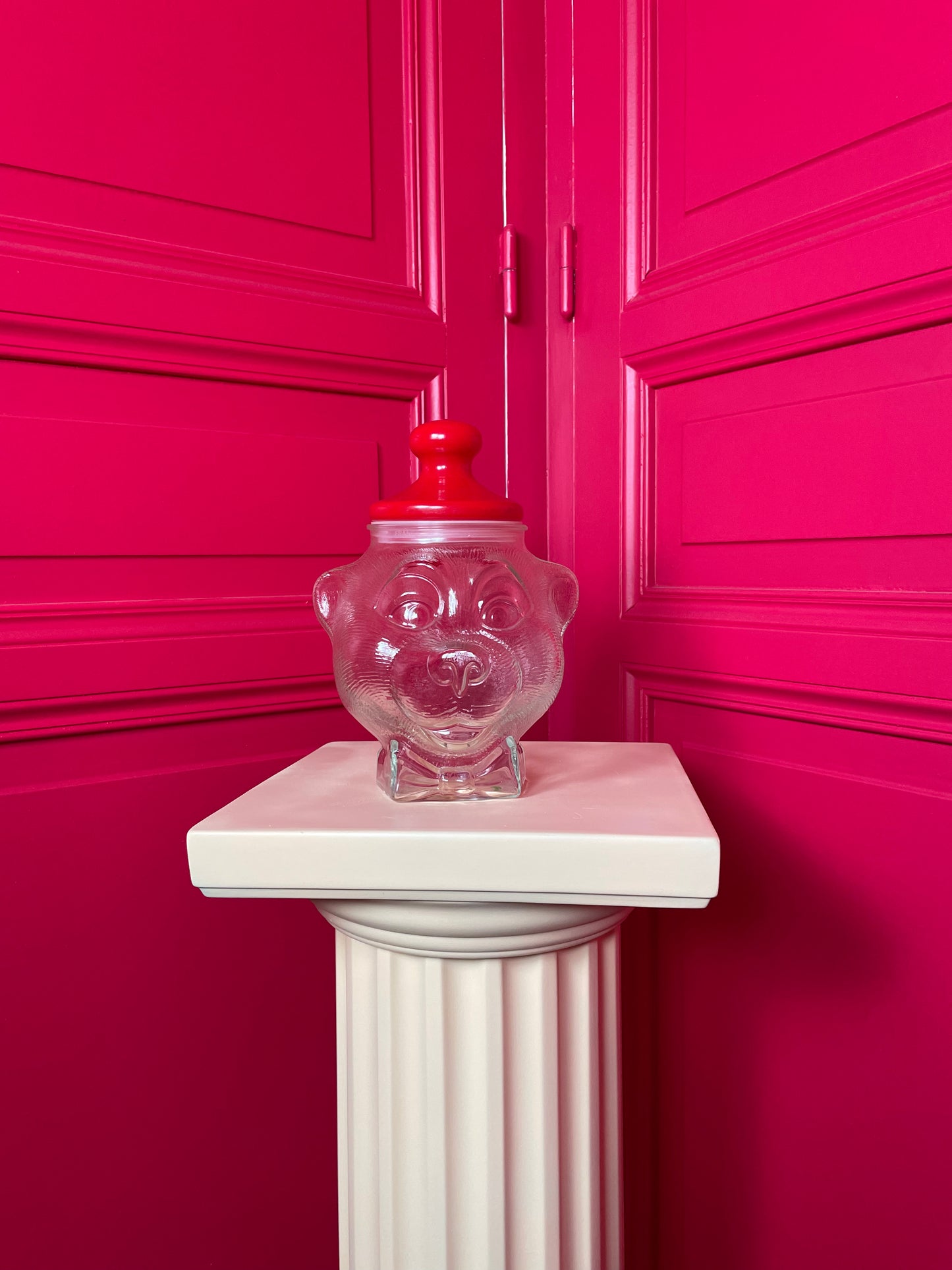 Bonbonnière ours vintage Ohmabergere