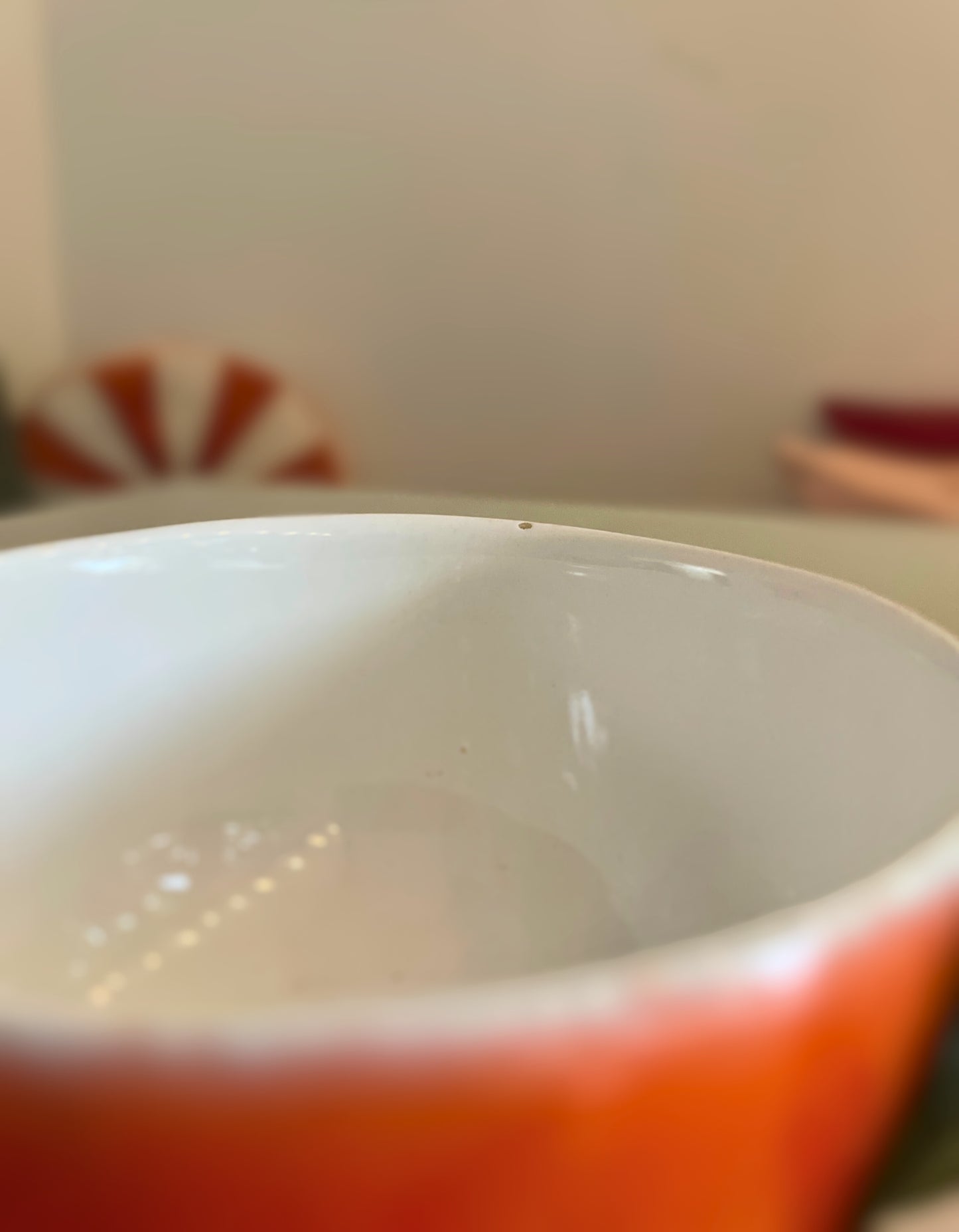 Duo tasses forme orange Ohmabergere