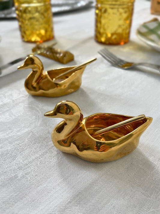 Salière / poivrière canard Ohmabergere