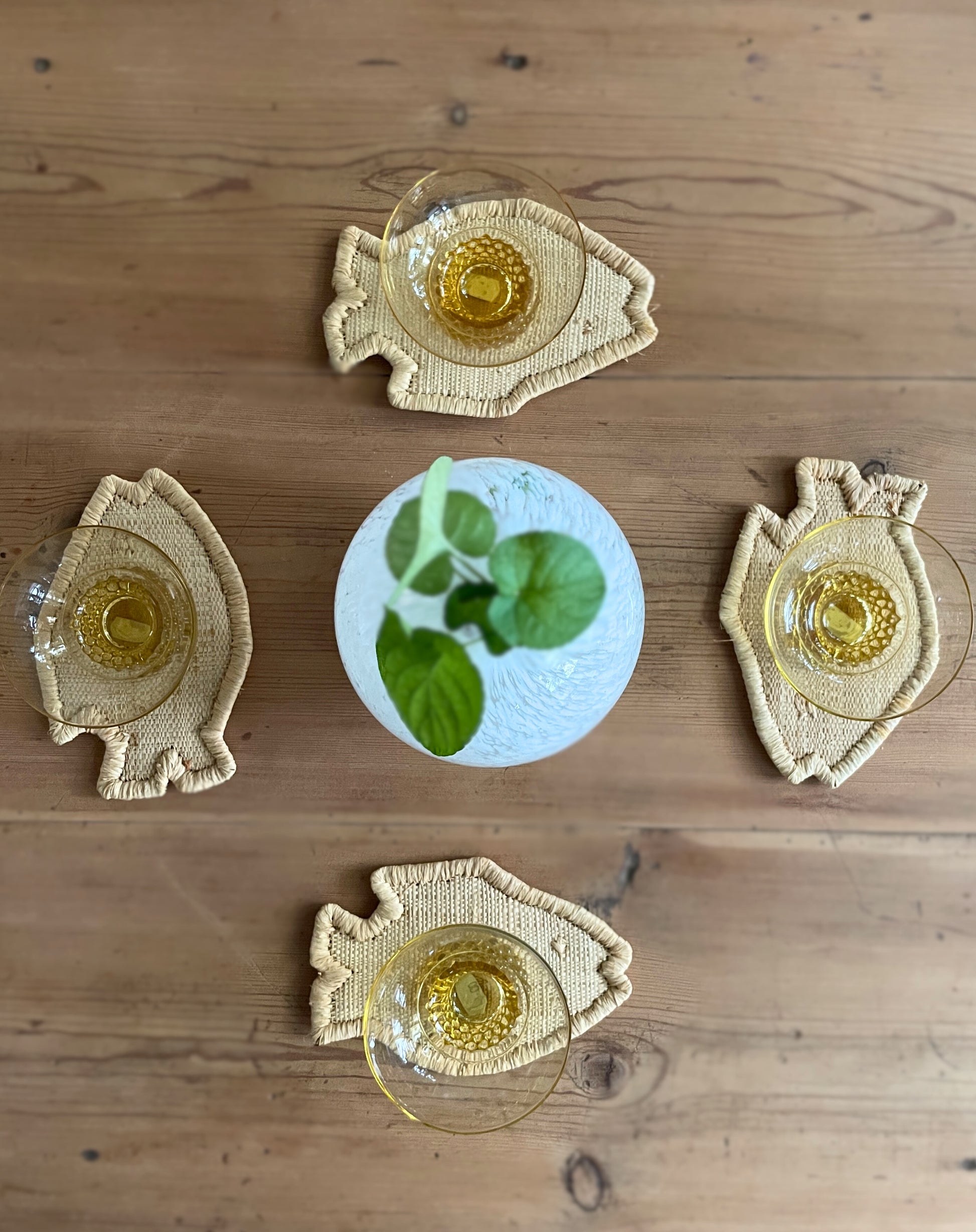 Sous-verres poisson Ohmabergere