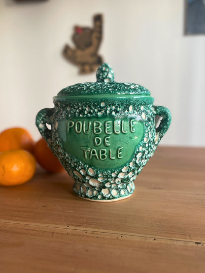 Poubelle de table céramique Fat Lava Ohmabergere