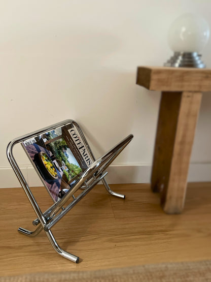 Porte revue chromé vintage Ohmabergere