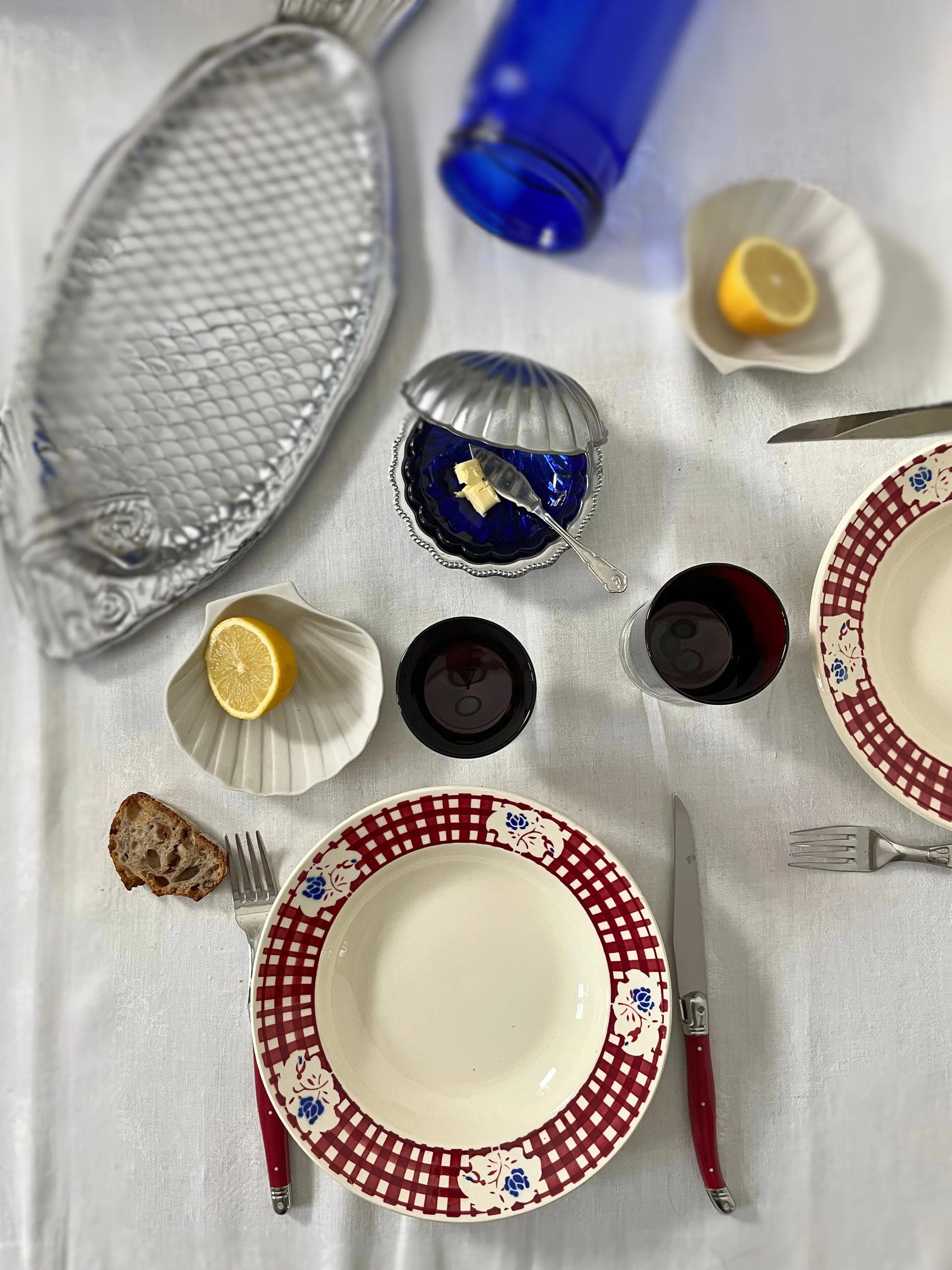 Set de 6 assiettes creuses - Badonviller Ohmabergere