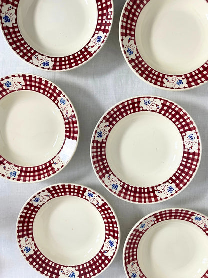 Set de 6 assiettes creuses - Badonviller Ohmabergere